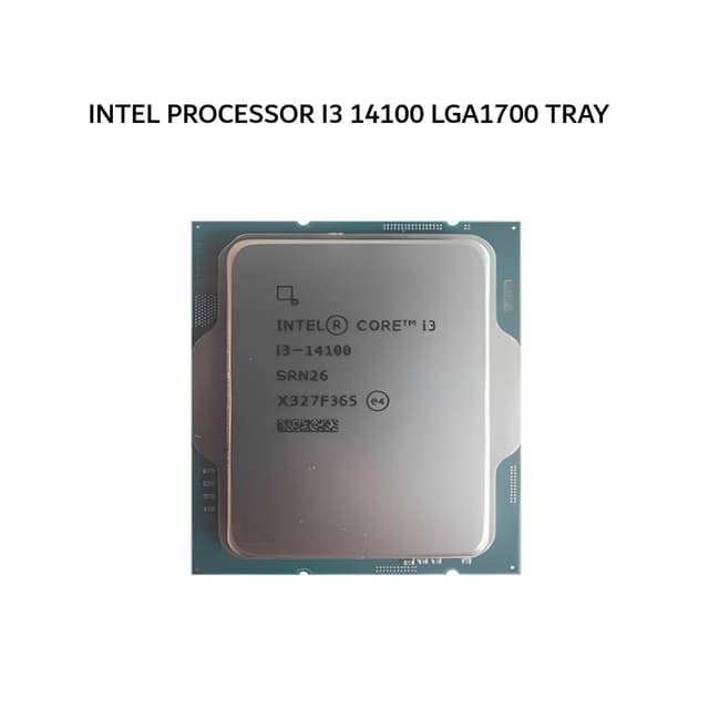 INTEL PROCESSOR I3 14100 LGA1700 1Y TRAY