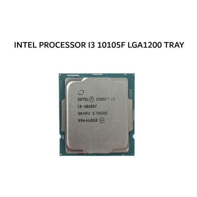 INTEL PROCESSOR I3 10105F LGA1200 1Y TRAY