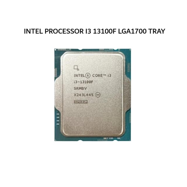 INTEL PROCESSOR I3 13100F LGA1700 1Y TRAY