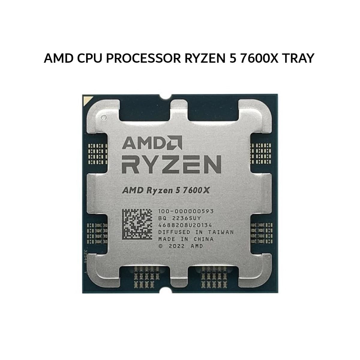 AMD CPU PROCESSOR RYZEN 5 7600X (6C/12T + 4.7-5.3GHZ) 32MB CACHE TDP 105W AM5 TRAY