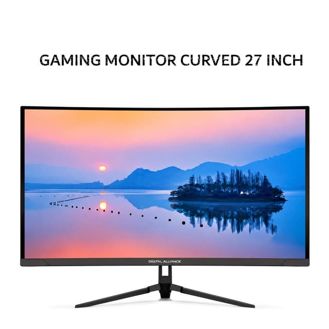 DIGITAL ALLIANCE CURVED GAMING MONITOR 27 INCH 1500R FHD 1080P 5MS 200HZ HDMI DP USB DA27-286QJ 2Y