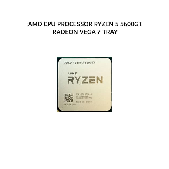 AMD CPU PROCESSOR RYZEN 5 5600GT RADEON VEGA 7 (6C/12T + 3.6-4.6GHZ) 16MB CACHE TDP 65W AM4 TRAY
