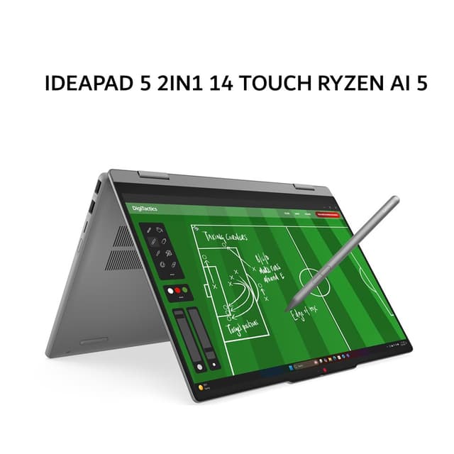 LENOVO IDEAPAD 5 2IN1 14 TOUCH RYZEN AI 5 430 16GB 512GB W11+OHS+M365B 14.0WUXGA PEN 2Y+ADP (BOX BP)  GRY -4VID