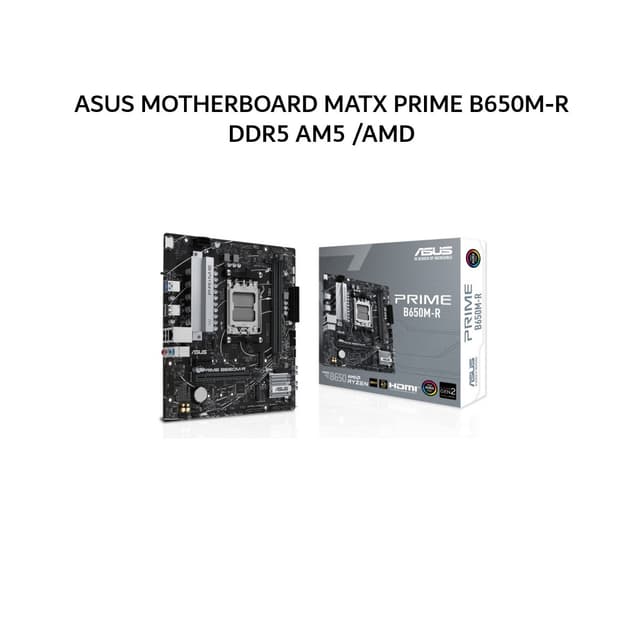 ASUS MOTHERBOARD MATX PRIME B650M-R DDR5 AM5 /AMD 3Y