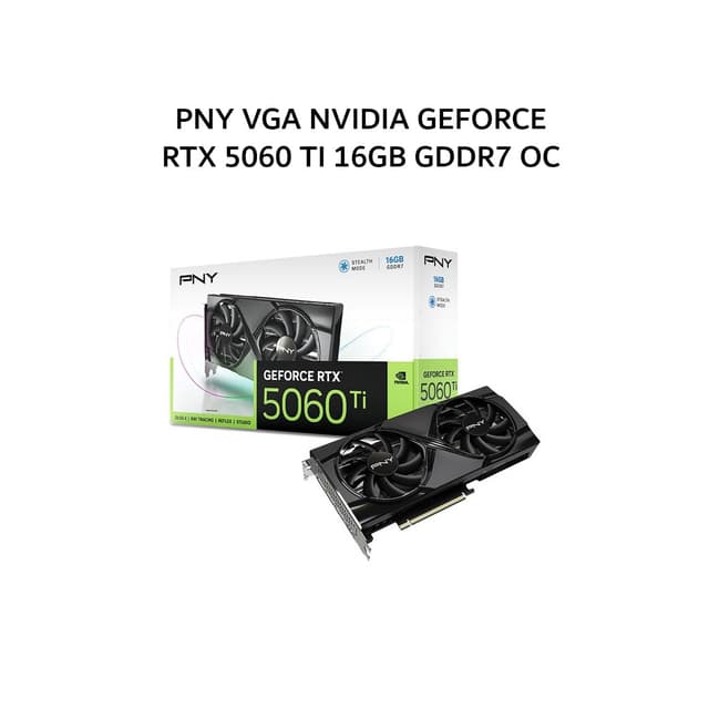 PNY VGA NVIDIA GEFORCE RTX 5060 TI 16GB GDDR7 OC 3Y
