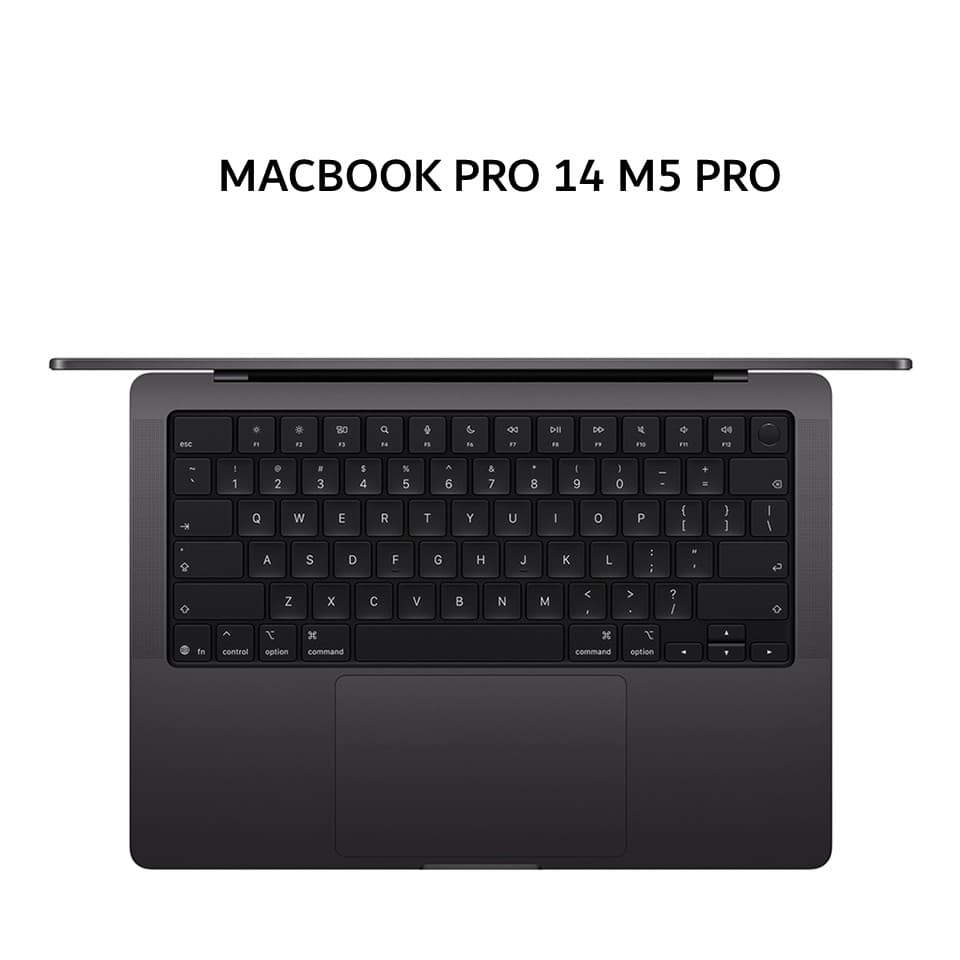 APPLE MACBOOK PRO 14 M5 PRO 20C GPU 24GB 2TB 18C CPU 14.0 SPACE BLACK -MGDT4ID