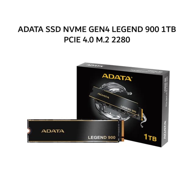 ADATA SSD NVME GEN4 LEGEND 900 1TB PCIE 4.0 M.2 2280 5Y - UP TO 7000 MB/S