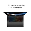 MSI STEALTH 16 AI+ STUDIO ULTRA 9 386H RTX5070 12GB/ 16GB 1TB W11+OHS+M365B 16.0UHD+ OLED 240HZ 100DCIP3 3YR BLK - Image 1