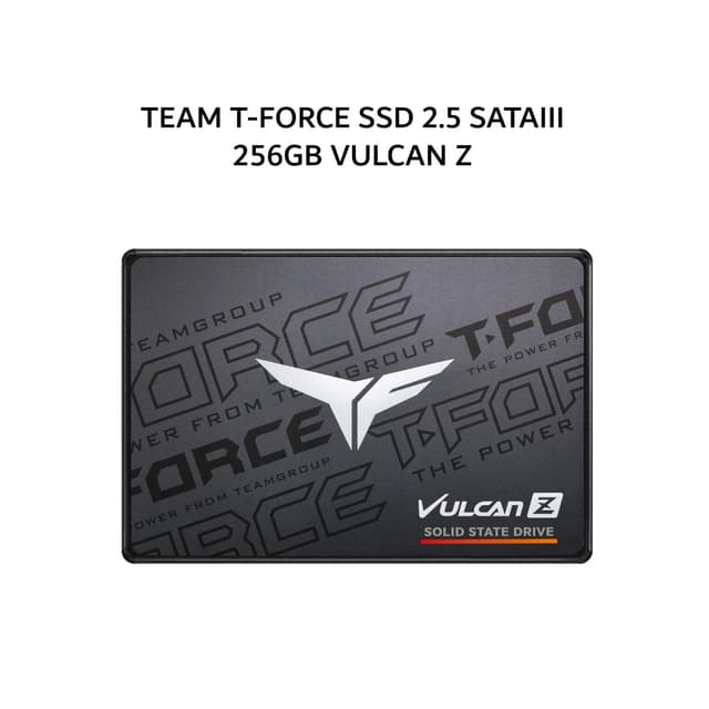 TEAM T-FORCE SSD 2.5 SATAIII 256GB VULCAN Z QLC 3Y - UP TO 520 MB/S