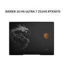 MSI RAIDER 16 HX ULTRA 7 251HX RTX5070TI 12GB/ 16GB 1TB W11+OHS+M365B 16.0WQHD IPS 240HZ 100DCIP3 3Y+ADP BLK - Image 2