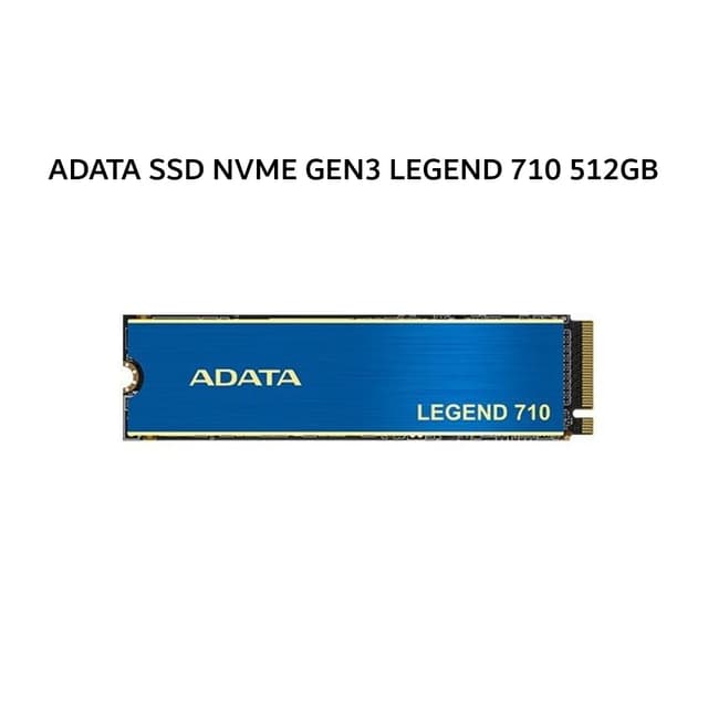 ADATA SSD NVME GEN3 LEGEND 710 512GB PCIE 3.0 M.2 2280 3Y - UP TO 2400 MB/S