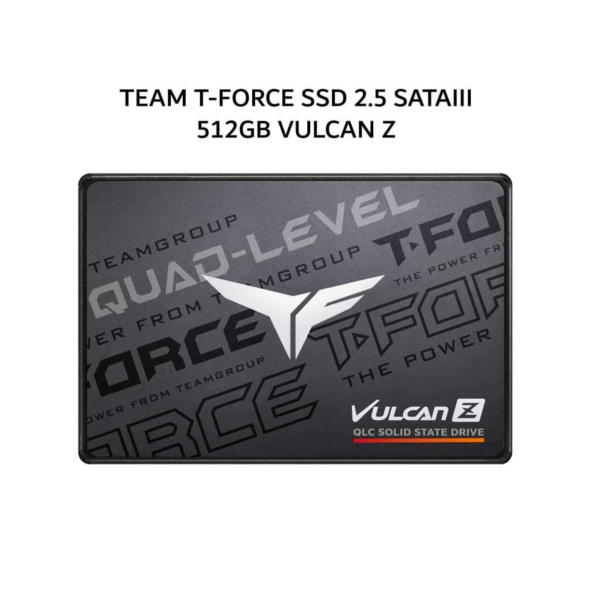 TEAM T-FORCE SSD 2.5 SATAIII 512GB VULCAN Z QLC 3Y - UP TO 550 MB/S