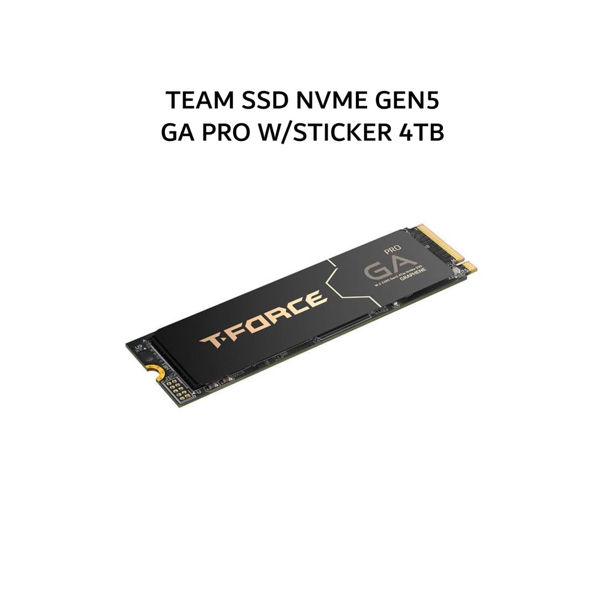 TEAM SSD NVME GEN5 GA PRO W/STICKER 4TB PCIE 5.0 M.2 2280 5Y - UP TO 10000 MB/S