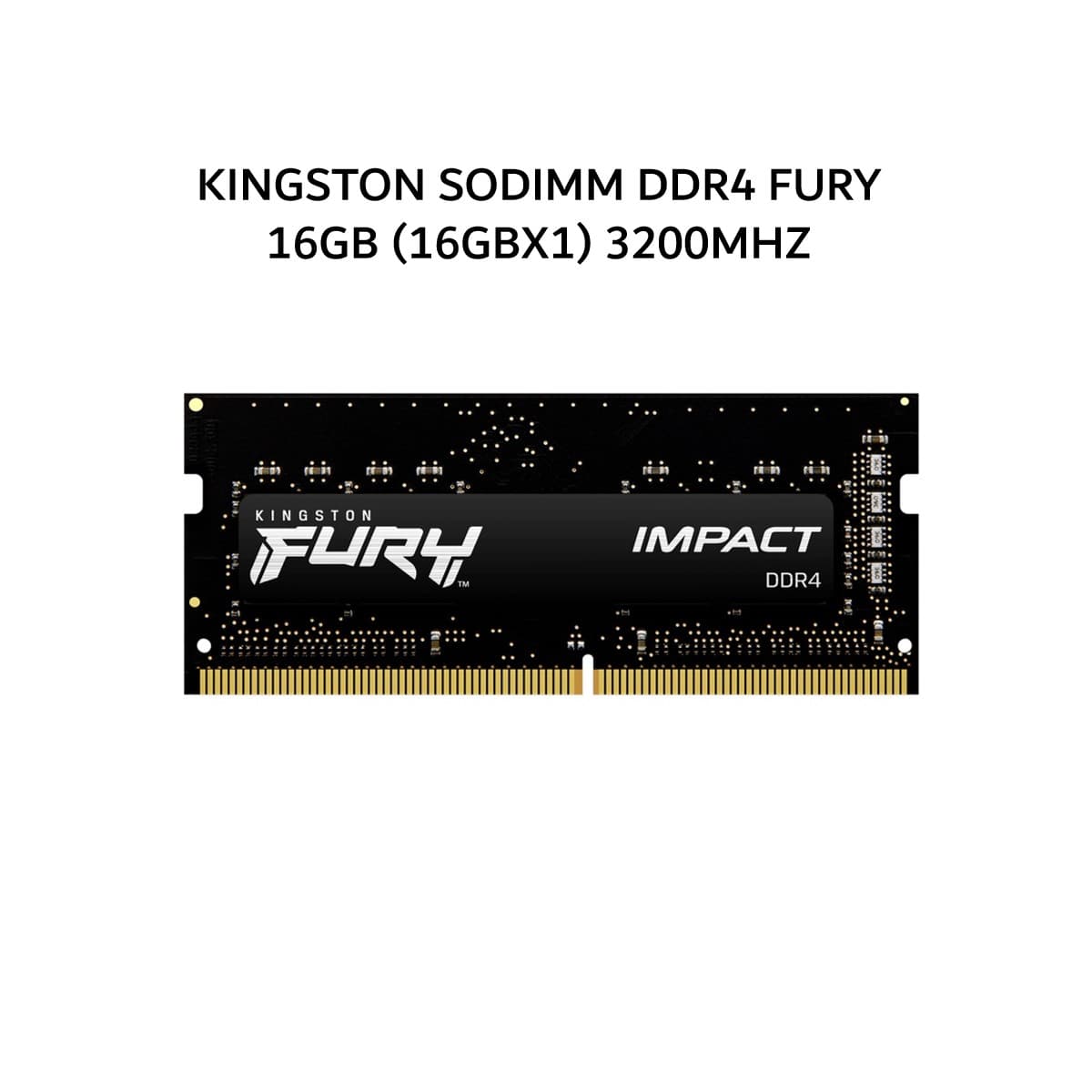 KINGSTON SODIMM DDR4 FURY 16GB (16GBX1) 3200MHZ