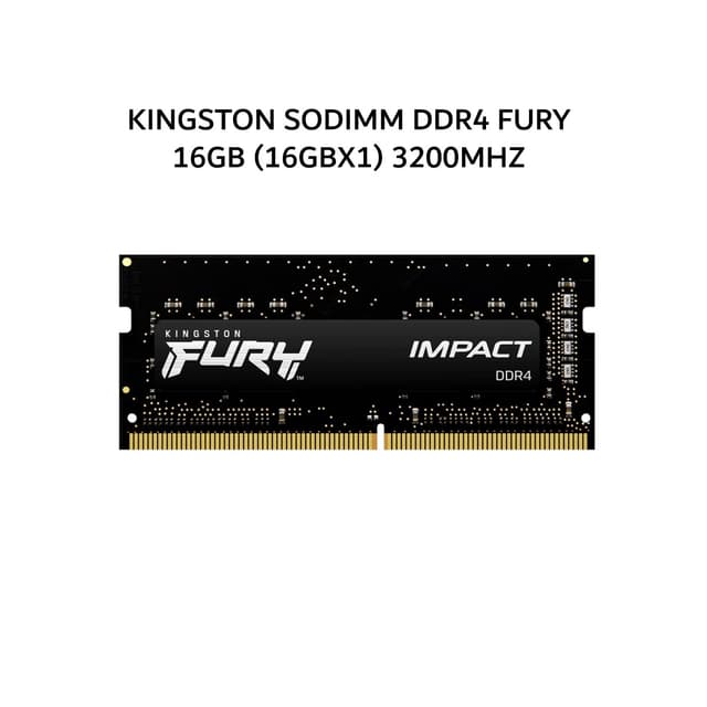 KINGSTON SODIMM DDR4 FURY 16GB (16GBX1) 3200MHZ