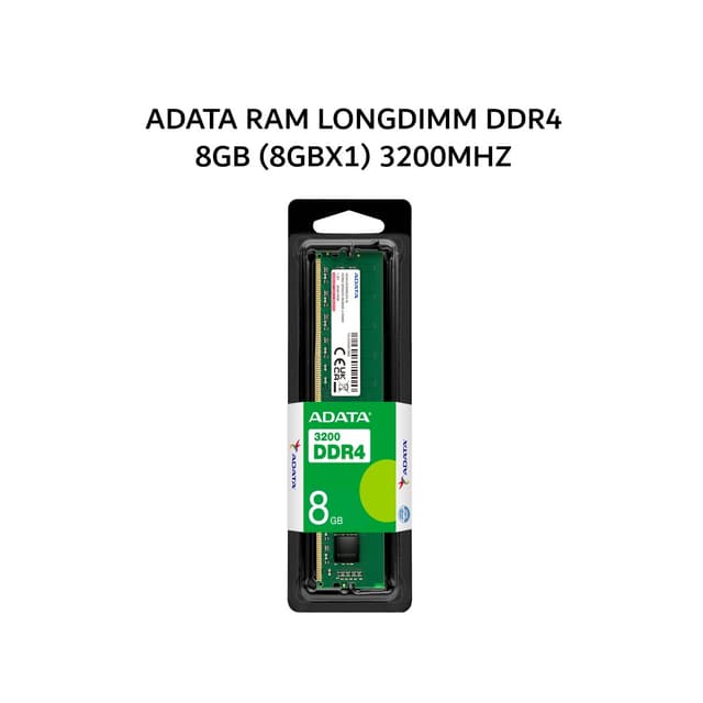 ADATA RAM LONGDIMM DDR4 8GB (8GBX1) 3200MHZ