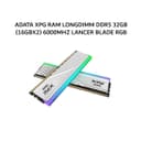 ADATA XPG RAM LONGDIMM DDR5 32GB (16GBX2) 6000MHZ LANCER BLADE RGB WHITE - Variant 1