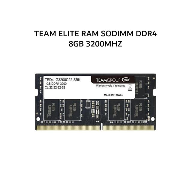 TEAM ELITE RAM SODIMM DDR4 8GB 3200MHZ