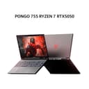 AXIOO PONGO 755 AMD RYZEN 7 255 RTX5050 8GB/ 16GB 512GB W11 16.0FHD+ IPS 165HZ BLK - Image 1