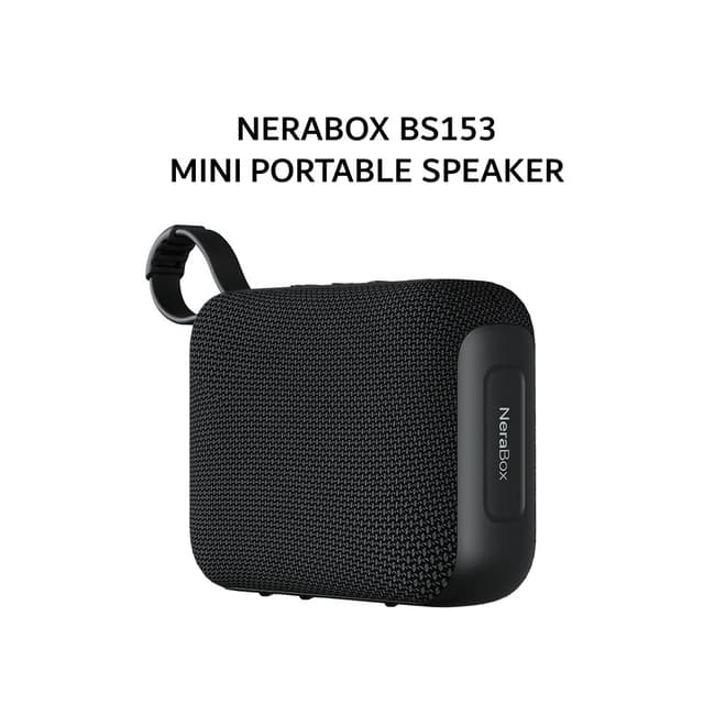 FANTECH NERABOX BS153 MINI PORTABLE SPEAKER BLUETOOTH 5.4 SD CARD/USB DRIVE - BLACK