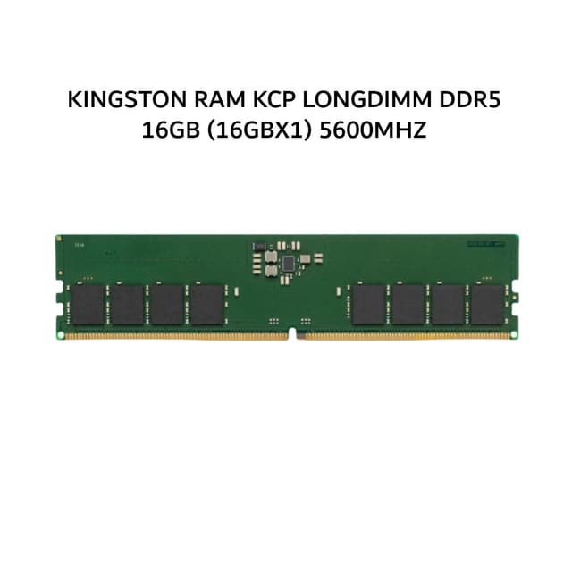 KINGSTON RAM KCP LONGDIMM DDR5 16GB (16GBX1) 5600MHZ
