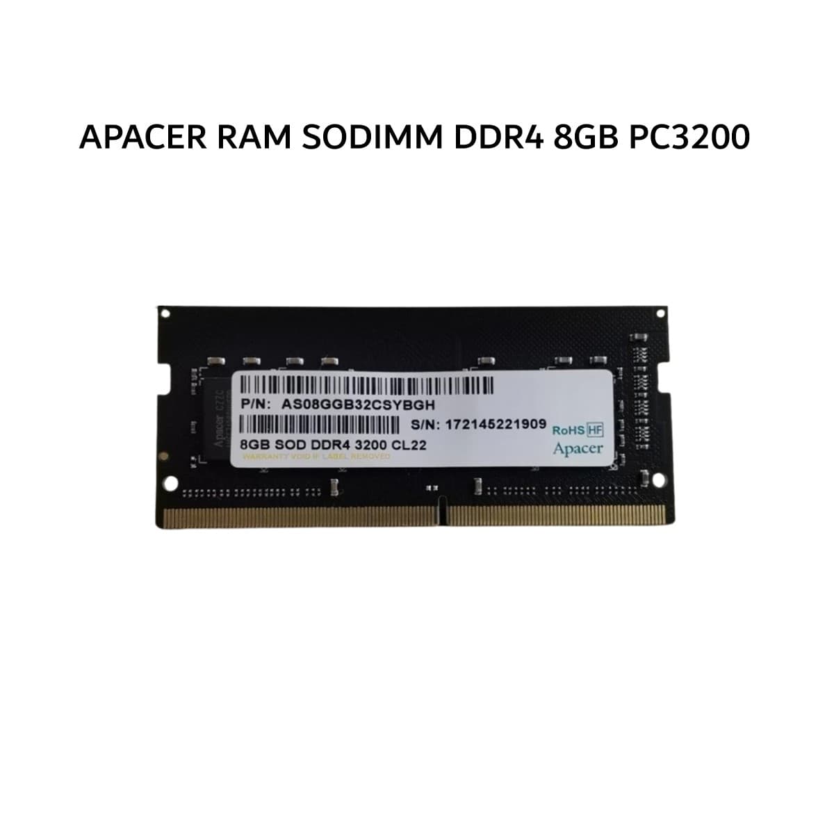 APACER RAM SODIMM DDR4 8GB 3200MHZ