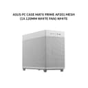 ASUS PC CASE MATX PRIME AP201 MESH (1X 120MM WHITE FAN) WHITE 1Y - Variant 1