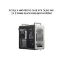COOLER MASTER PC CASE ATX QUBE 540 (1X 120MM BLACK FAN) MOONSTONE 2Y - Image 1
