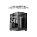 APNX PC CASE ATX V2 (4X 140MM ARGB FANS) BLACK 2Y - Variant 1