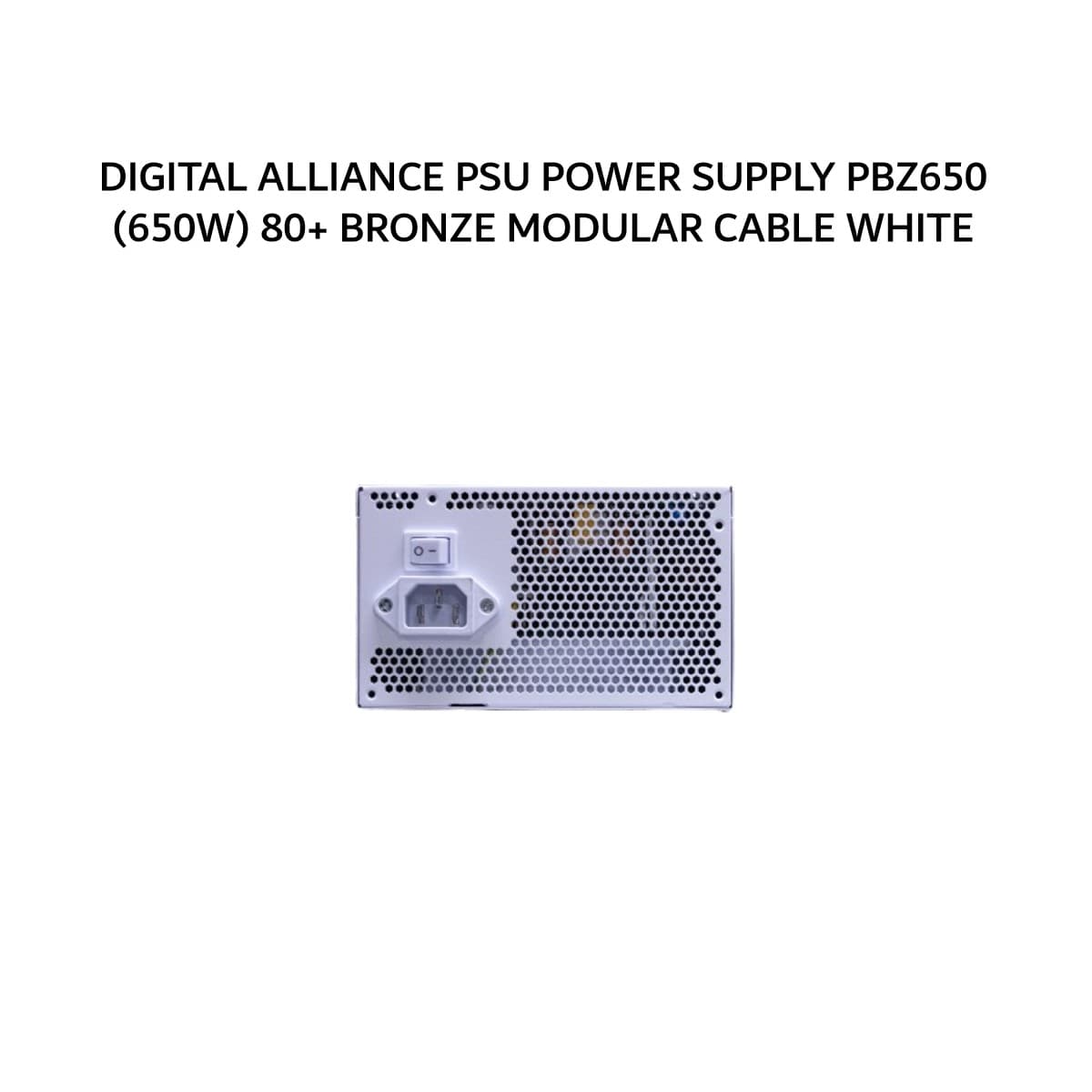 DIGITAL ALLIANCE PSU POWER SUPPLY PBZ650 (650W) 80+ BRONZE MODULAR CABLE WHITE 2Y