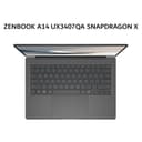 ASUS ZENBOOK A14 UX3407QA SNAPDRAGON X X126100 16GB 512GB W11+OHS+O356 14.0WUXGA IPS GRY -IPSP152M - Image 2