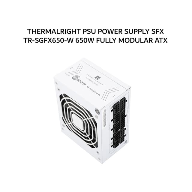 THERMALRIGHT PSU POWER SUPPLY SFX TR-SGFX650-W 650W (80+ GOLD) FULLY MODULAR ATX 3.1 WHITE 5Y