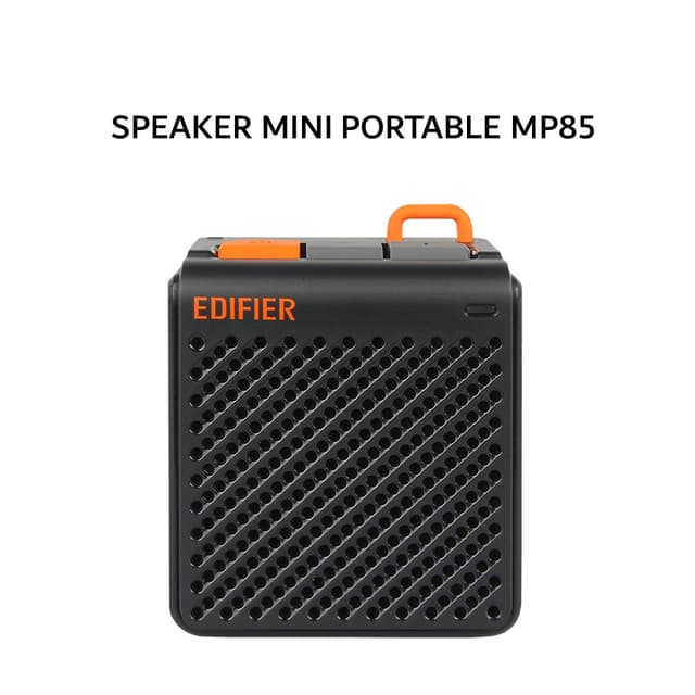 EDIFIER SPEAKER MINI PORTABLE MP85 WIRELESS BLUETOOTH BLACK