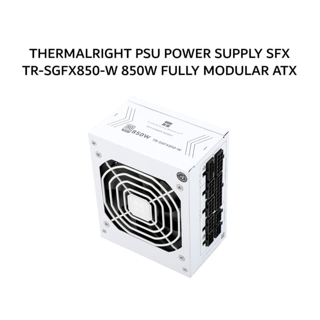 THERMALRIGHT PSU POWER SUPPLY SFX TR-SGFX850-W 850W (80+ GOLD) FULLY MODULAR ATX 3.1 PCIE 5.1 12V-2X6 WHITE 5Y