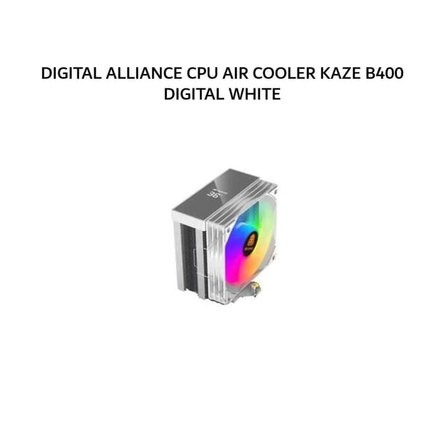 DIGITAL ALLIANCE CPU AIR COOLER KAZE B400 DIGITAL WHITE 1Y