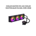 COOLER MASTER CPU AIO COOLER MASTERLIQUID ML360L CORE ARGB (360MM RADIATOR + 3X 120MM ARGB FANS) BLACK 3Y - Variant 1