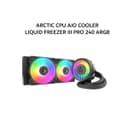 ARCTIC CPU AIO COOLER LIQUID FREEZER III PRO 240 ARGB (240MM RADIATOR + 2X P12 PRO PST ARGB FANS) BLACK 6Y - Variant 1