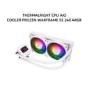 THERMALRIGHT CPU AIO COOLER FROZEN WARFRAME SE 240 ARGB (240MM RADIATOR + 2X 120MM ARGB FANS + 2 INCH LCD DISPLAY) WHITE 5Y - Variant 1