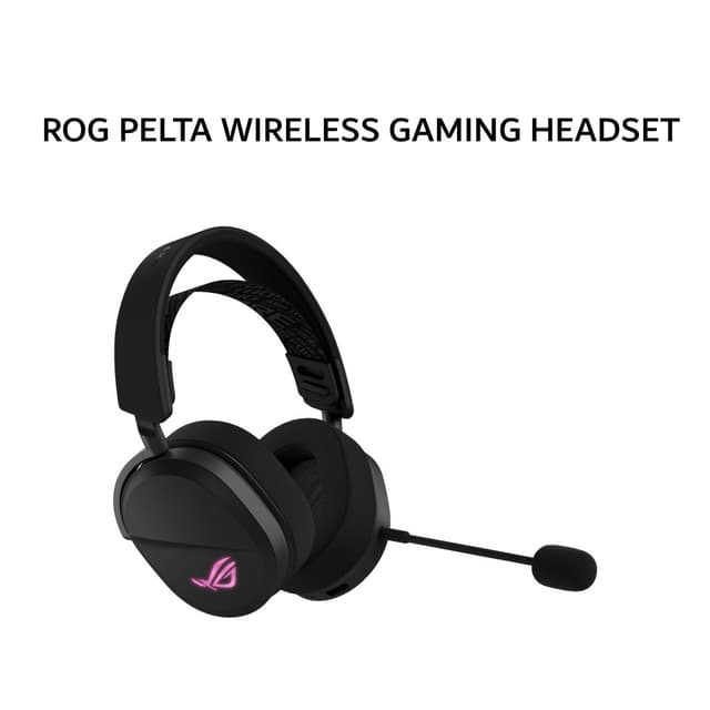 ASUS GAMING HEADSET ROG PELTA WIRELESS TRI-MODE (50MM TITANIUM DRIVERS + DETACHABLE MIC) BLACK 2Y