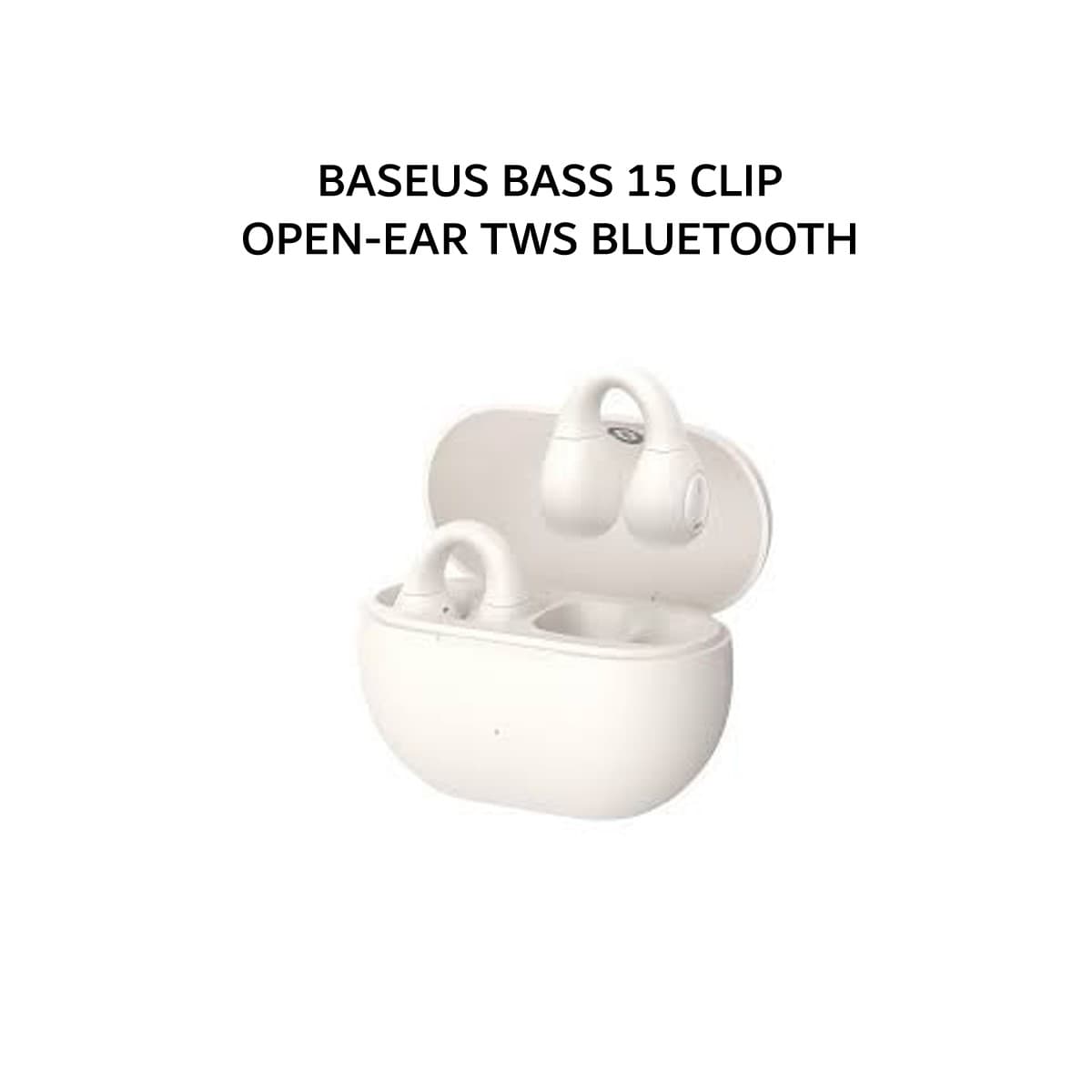 BASEUS BASS 15 CLIP OPEN-EAR TWS BLUETOOTH - WHITE