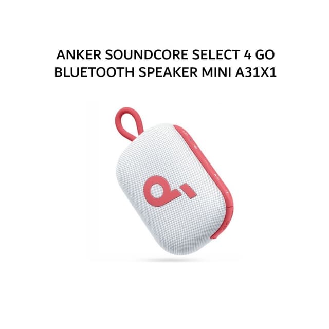 ANKER SOUNDCORE SELECT 4 GO BLUETOOTH SPEAKER MINI A31X1 - RED