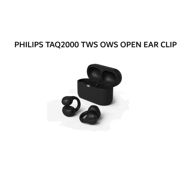 PHILIPS TAQ2000 TWS OWS OPEN EAR CLIP - BLACK