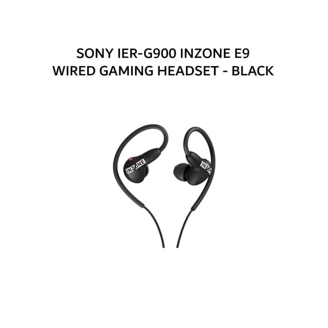 SONY IER-G900 / IER G900 INZONE E9 WIRED GAMING HEADSET - BLACK