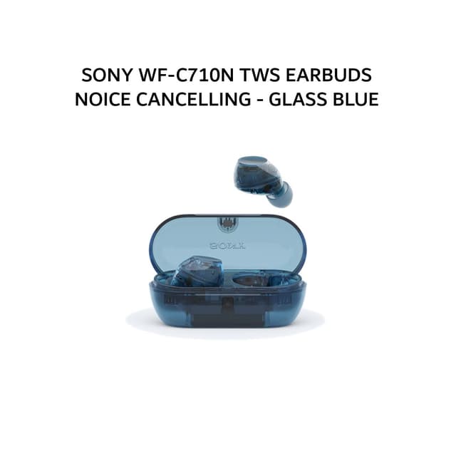 SONY WF-C710N / WF C710N TWS EARBUDS NOICE CANCELLING - GLASS BLUE