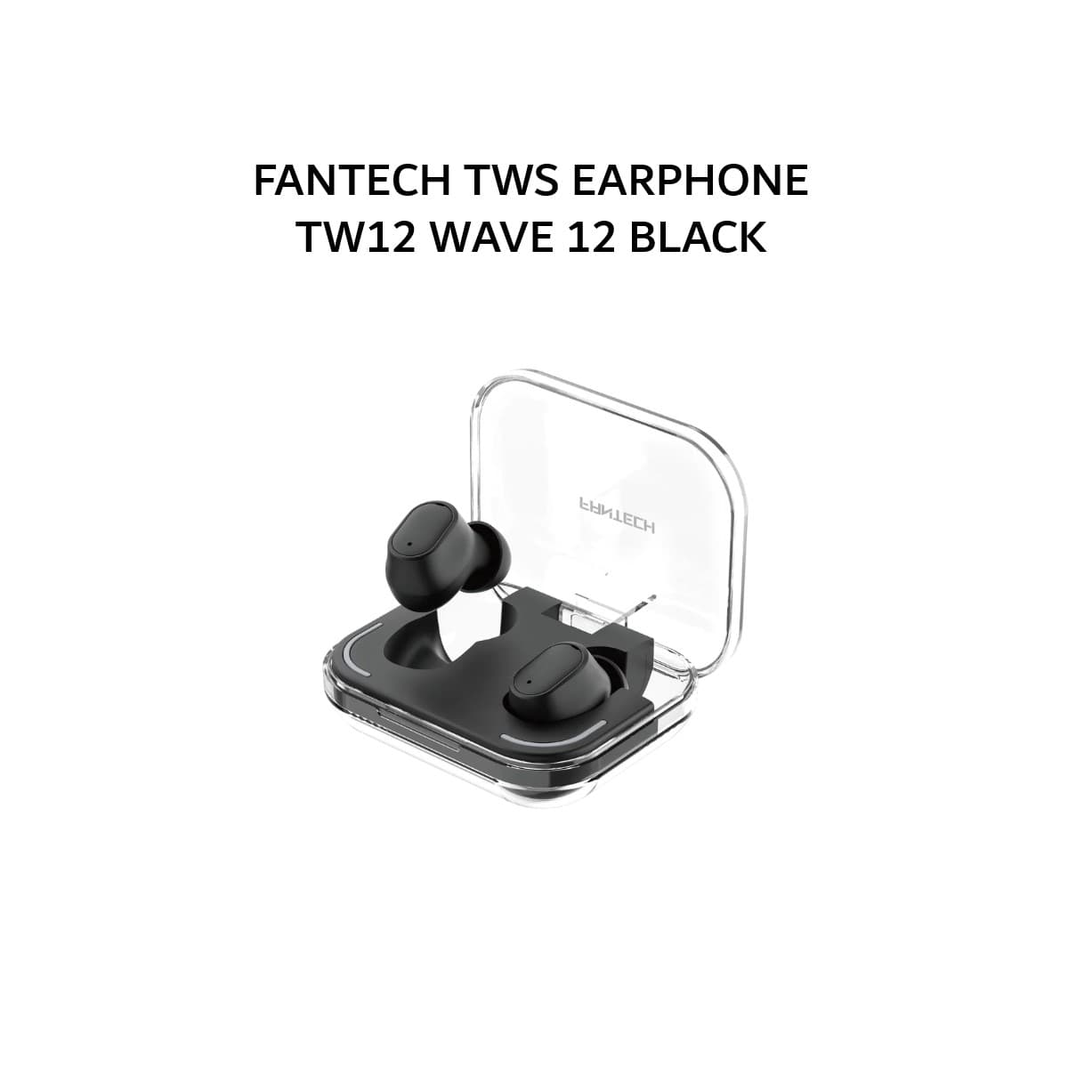 FANTECH TWS EARPHONE TW12 WAVE 12 BLACK