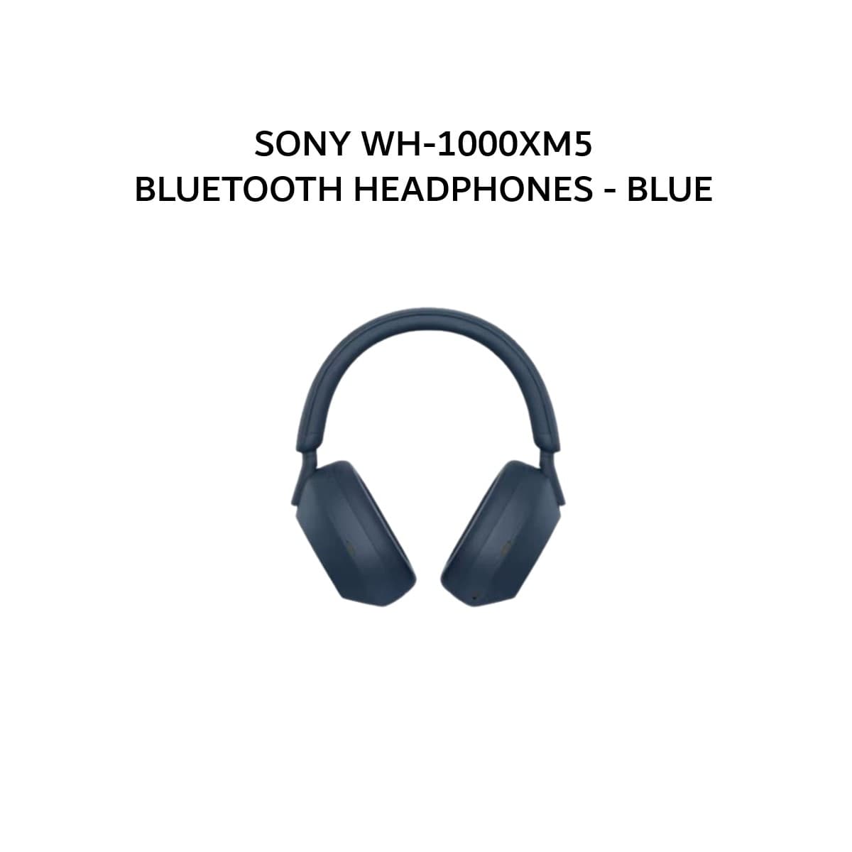 SONY WH-1000XM5 / WH 1000XM5 BLUETOOTH HEADPHONES - BLUE