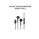 PHILIPS TAE1018 EARPHONE WIRED TYPE C - BLACK - Variant 1