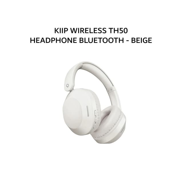 KIIP WIRELESS TH50 HEADPHONE BLUETOOTH - BEIGE
