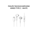 PHILIPS TAE1018 EARPHONE WIRED TYPE C - WHITE - Variant 1