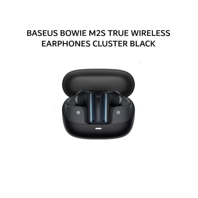 BASEUS BOWIE M2S TRUE WIRELESS EARPHONES CLUSTER BLACK